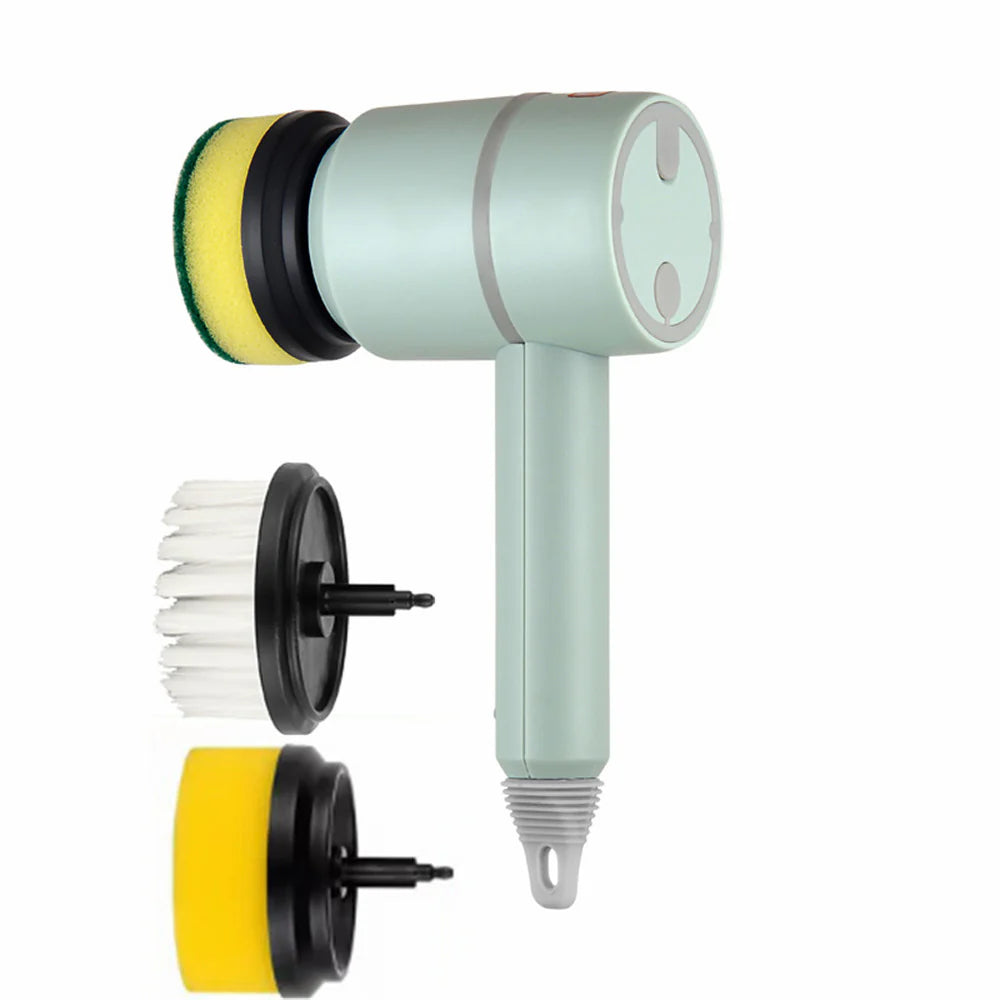 Electric Cleaning Brush – Cordless USB Rechargeable Power Scrubber for Kitchen, Bathroom & Tiles